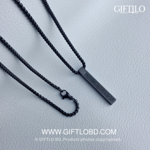 Ayat Al-Kursi Pendant Locket – Black Edition