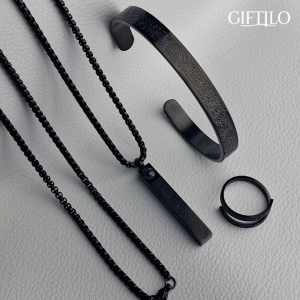 Ayat Al-Kursi Lens Locket 3-in-1 Combo (Black Colour)