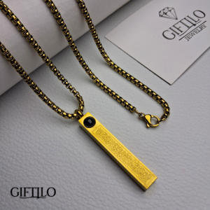 Ayat Al-Kursi Lens Locket – Gold Edition