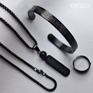 Ayat Al-Kursi Calligraphy 3-in-1 Combo (Black Colour)