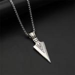 Arrowhead Pendent with Chain – Silver Edition